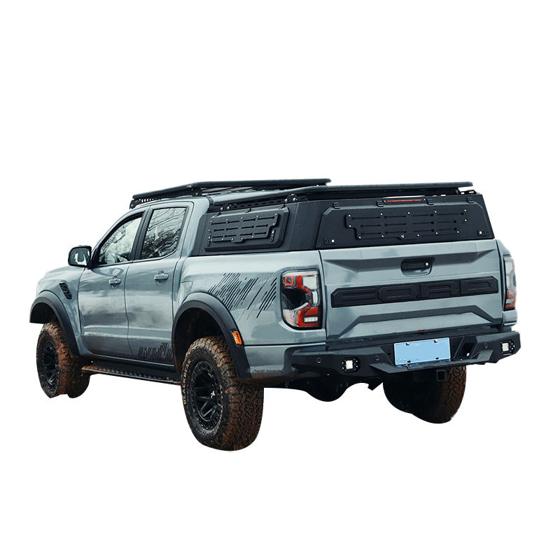 Thép không thấm nước Hard Top Pickup 4X4 Truck Topper Camper Tonneau Bed Cover Caps Canopy cho Jeep Gladiator